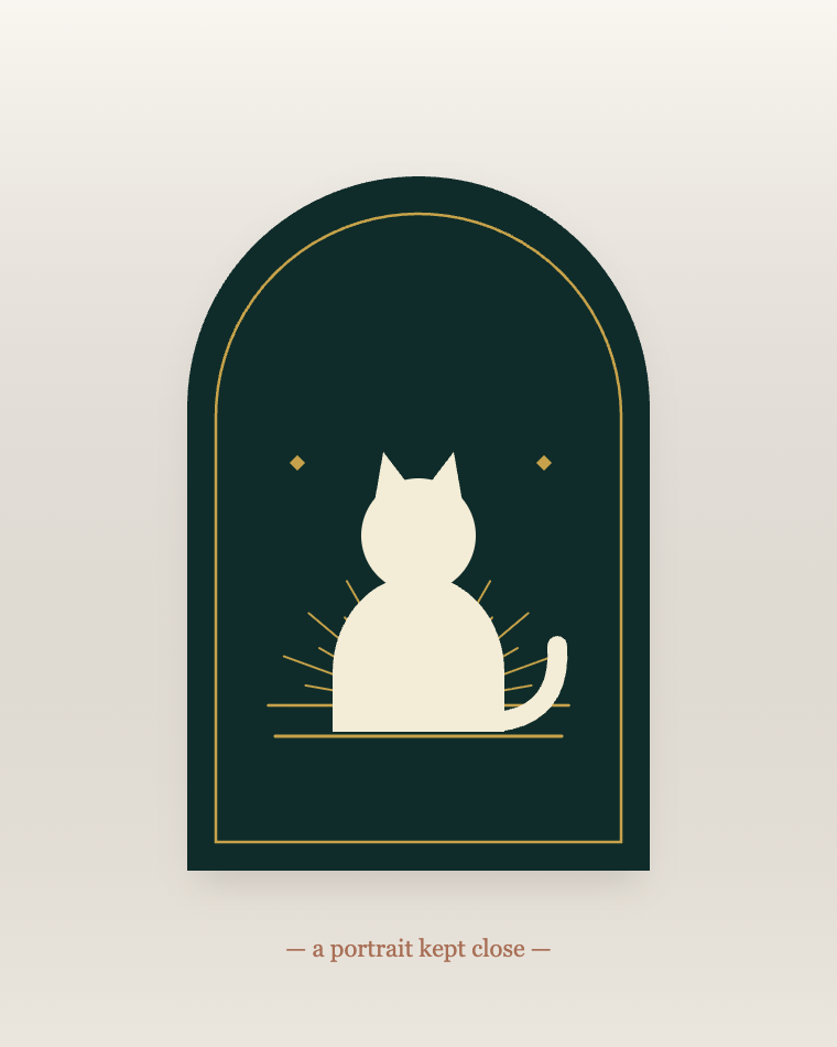 HOLVERNE pet keepsake and companion gift study
