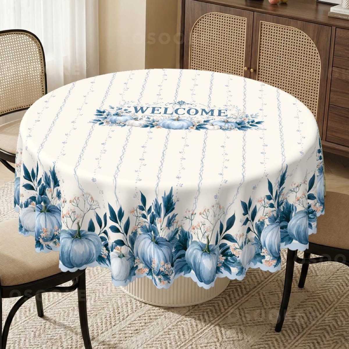 Blue Pumpkin Border — product image 8