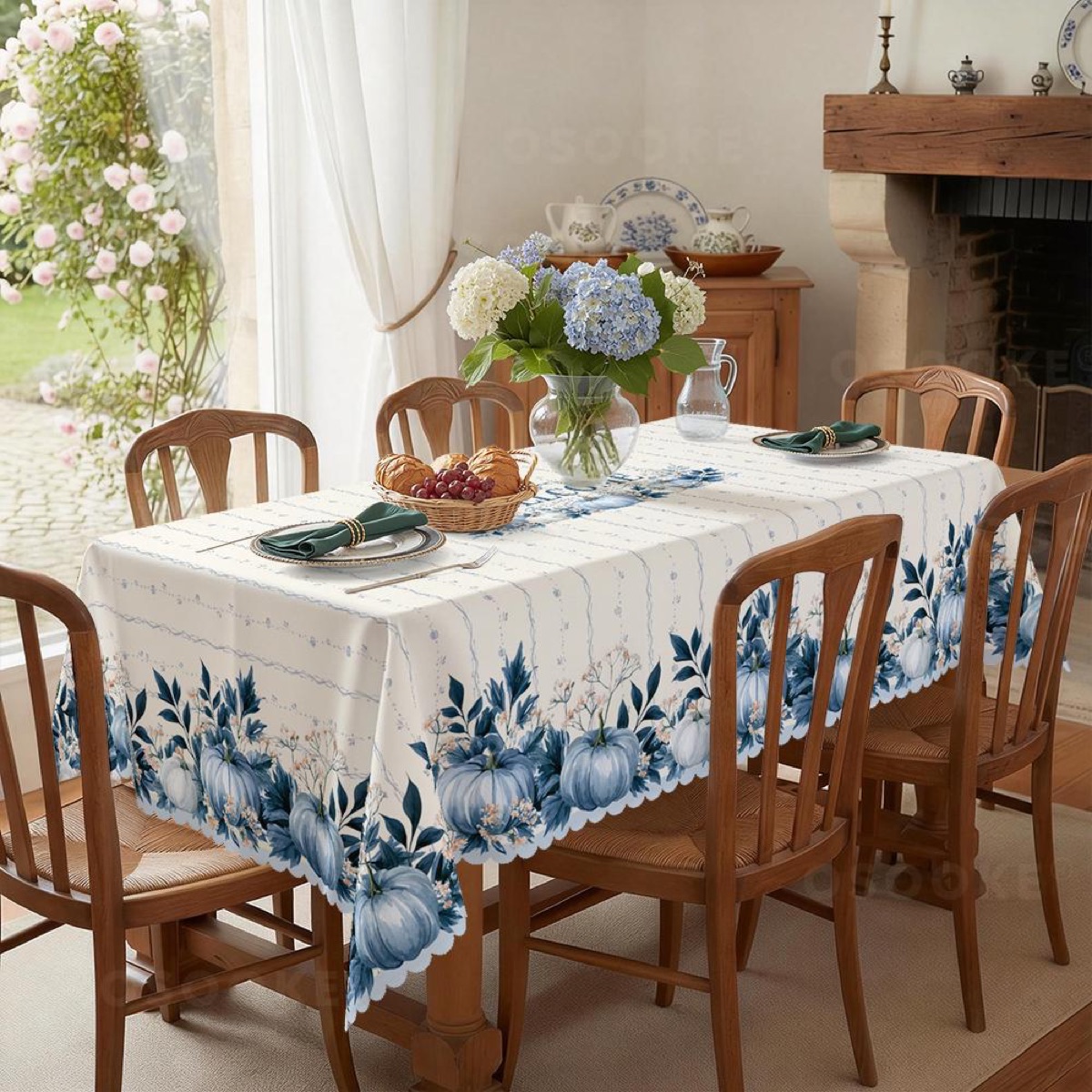 Blue Pumpkin Border — product image 2