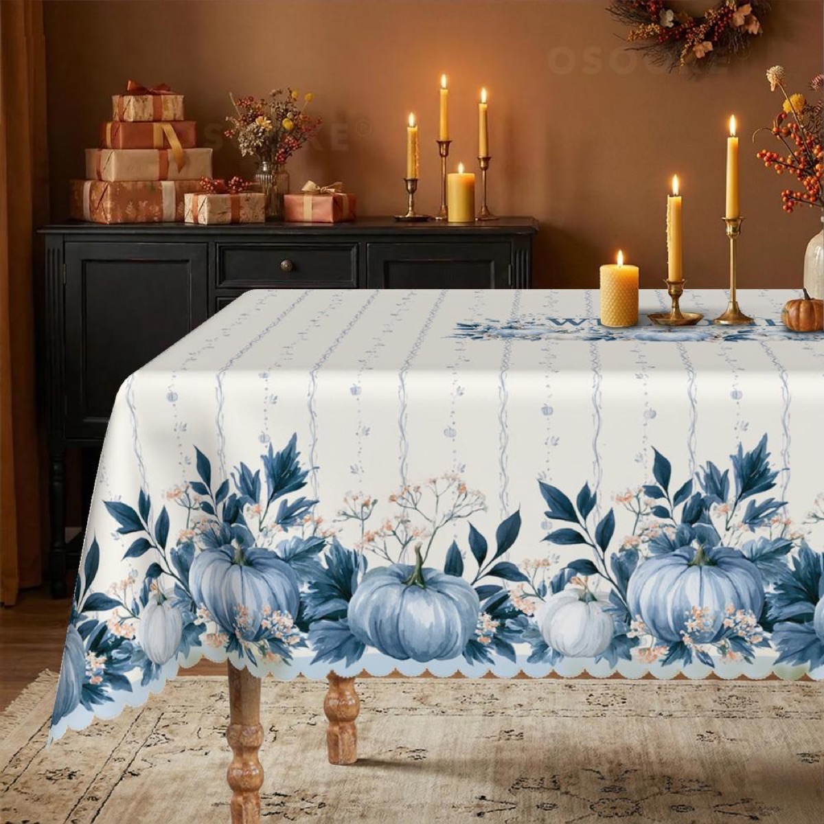 Blue Pumpkin Border — product image 3