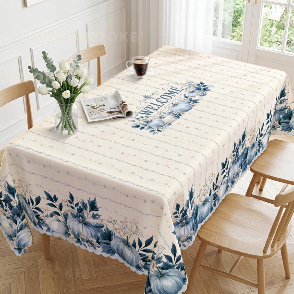 Blue Pumpkin Border — product image 4