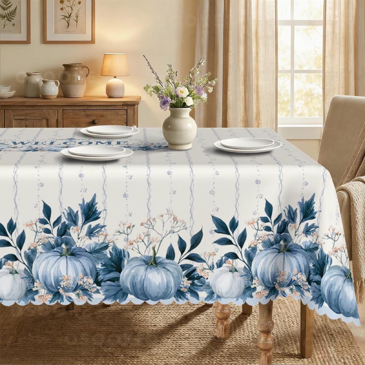 Blue Pumpkin Border — product image 5