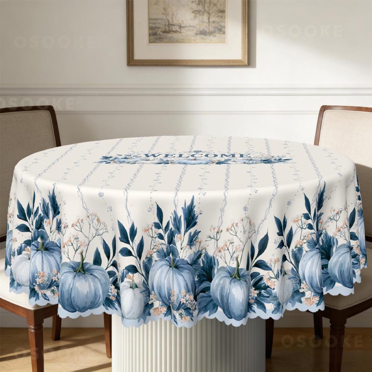 Blue Pumpkin Border — product image 7